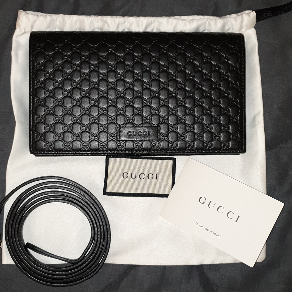 Gucci Black Wallet Purse